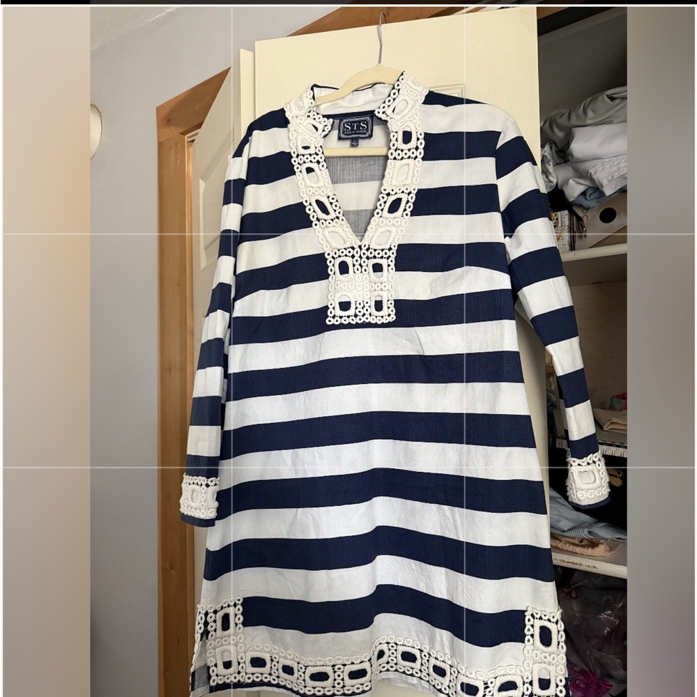 STS Long Sleeve Stripe Tunic Dress